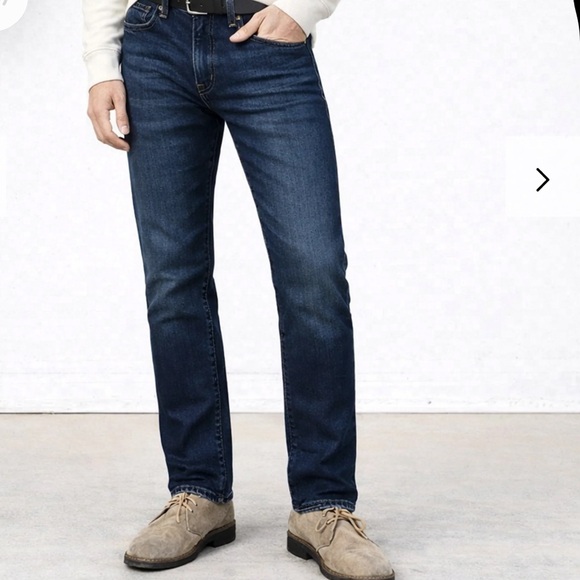 Fidelity Denim Men's Deep Blue Straight Jimmy Jeans